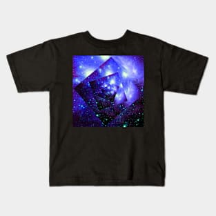 Purple Nebula Kids T-Shirt